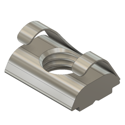 5/16S30-PF MODULAR SOLUTIONS ZINC PLATED FASTENER 5/16" SQUARE NUT 30 W/POSITION FIX
